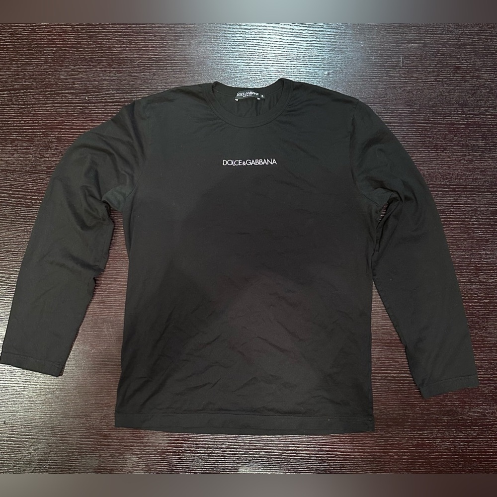 Black men’s long sleeve Dolce & Gabbana t-shirt